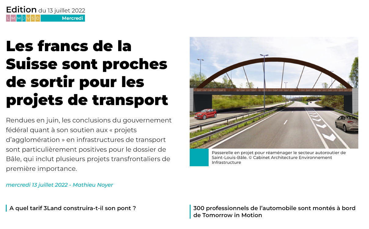 Edition du 13 juillet 2022