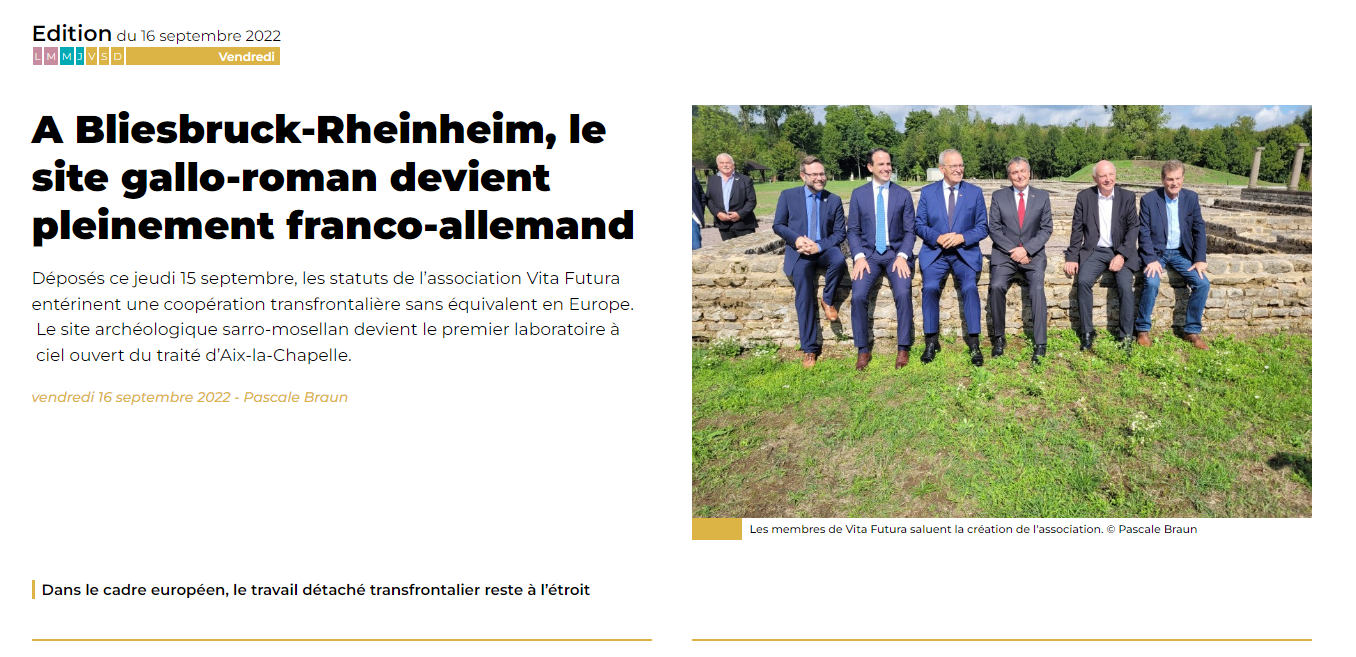 Edition Du 16 Septembre 2022